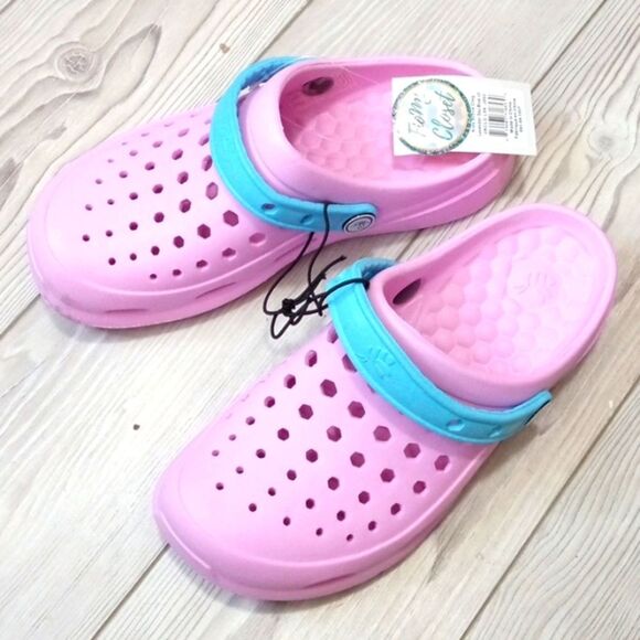 (72-0991) 🔥3/$20🔥  Joy Bees Pink Clog Sz 3 - Picture 4 of 10
